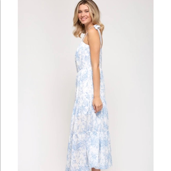 Amelie French print floral dress NWT - Picture 3 of 4